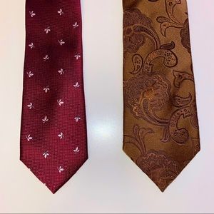 Lot of 2 Ties - Michael Kors & Sean John 100% Silk